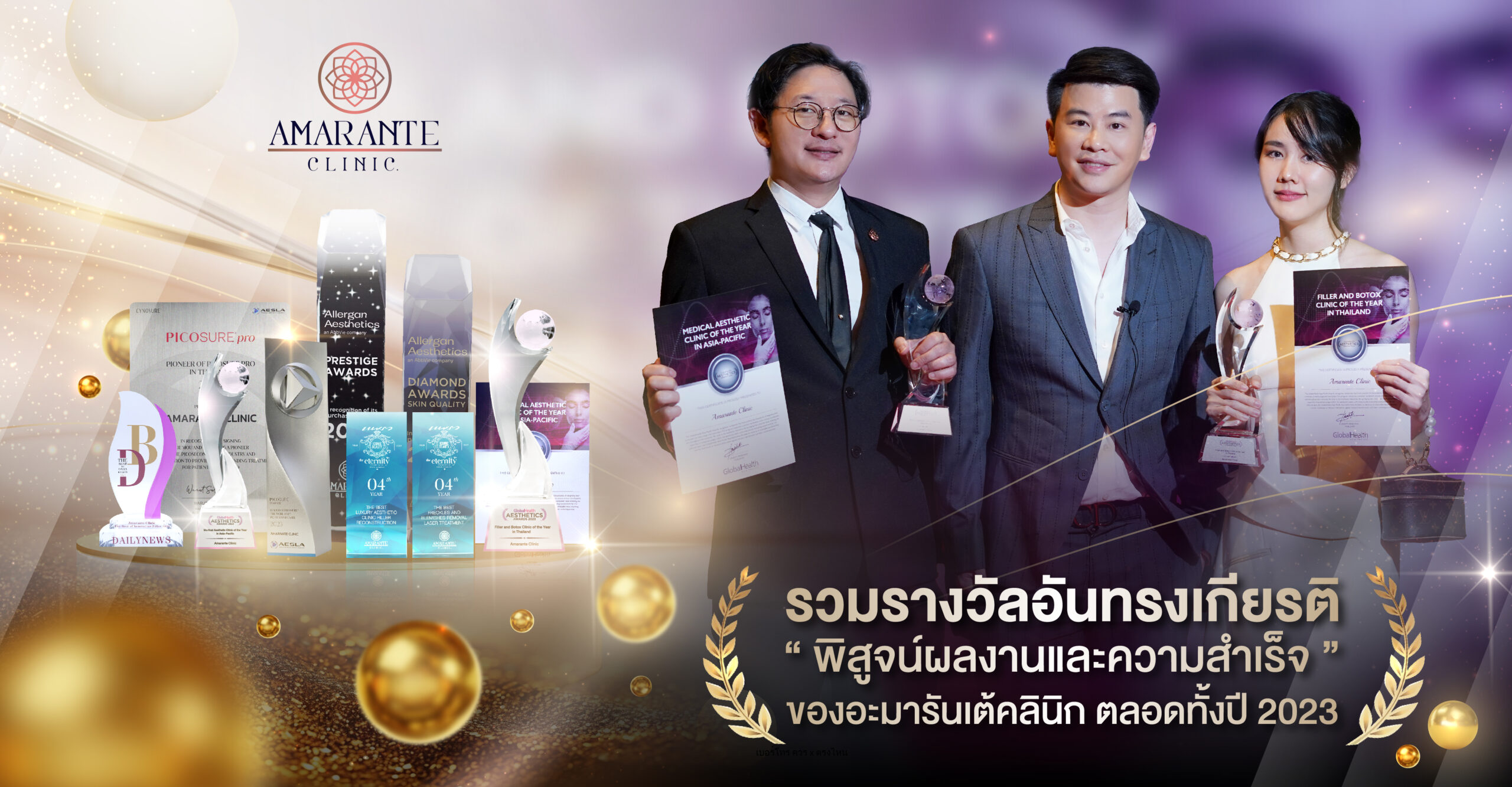 รวมรางวัลอันทรงเกียรคิ