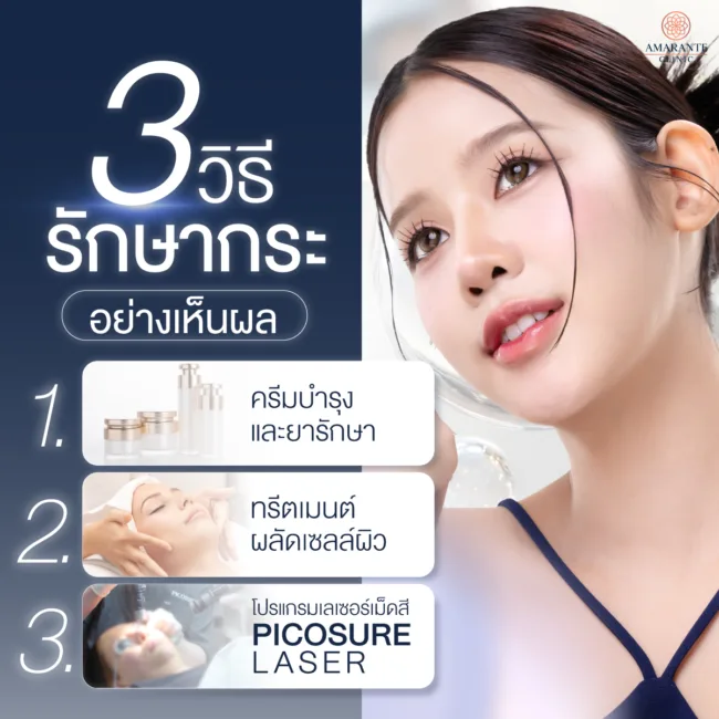 วิธีรักษากระมีอะไรบ้าง