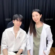 ภาพดาราคู่แพทย์ คุณปาล์ม
