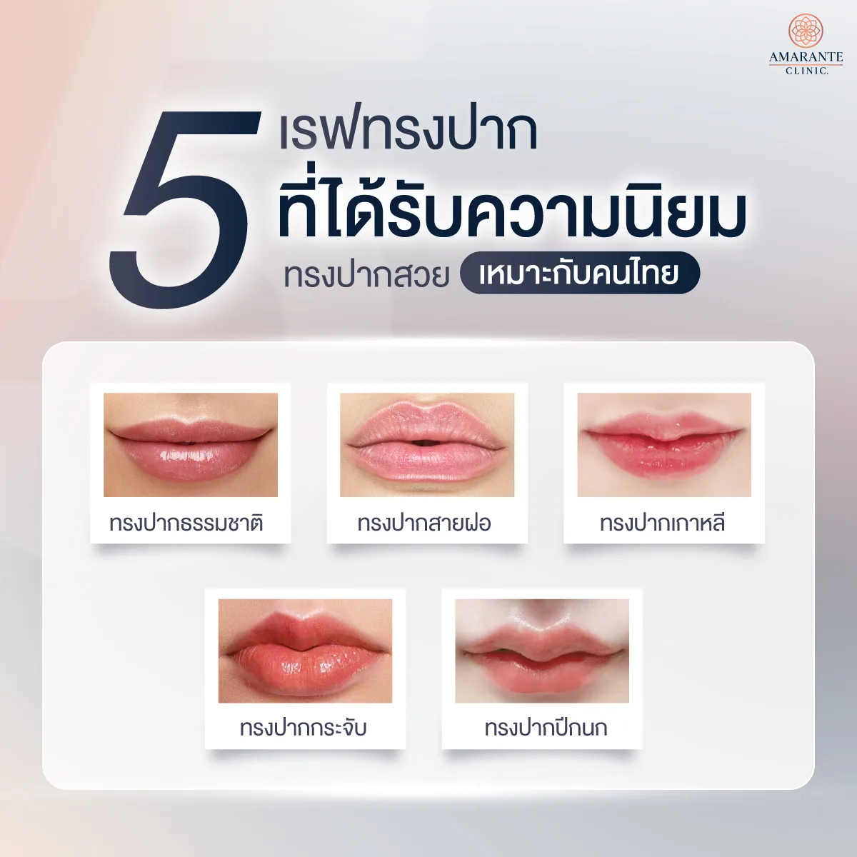 เรฟทรงปากที่เป็นที่นิยม