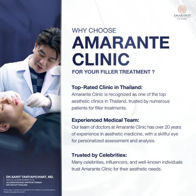 Why Choose Amarante Clinic for Your Filler Treatment?