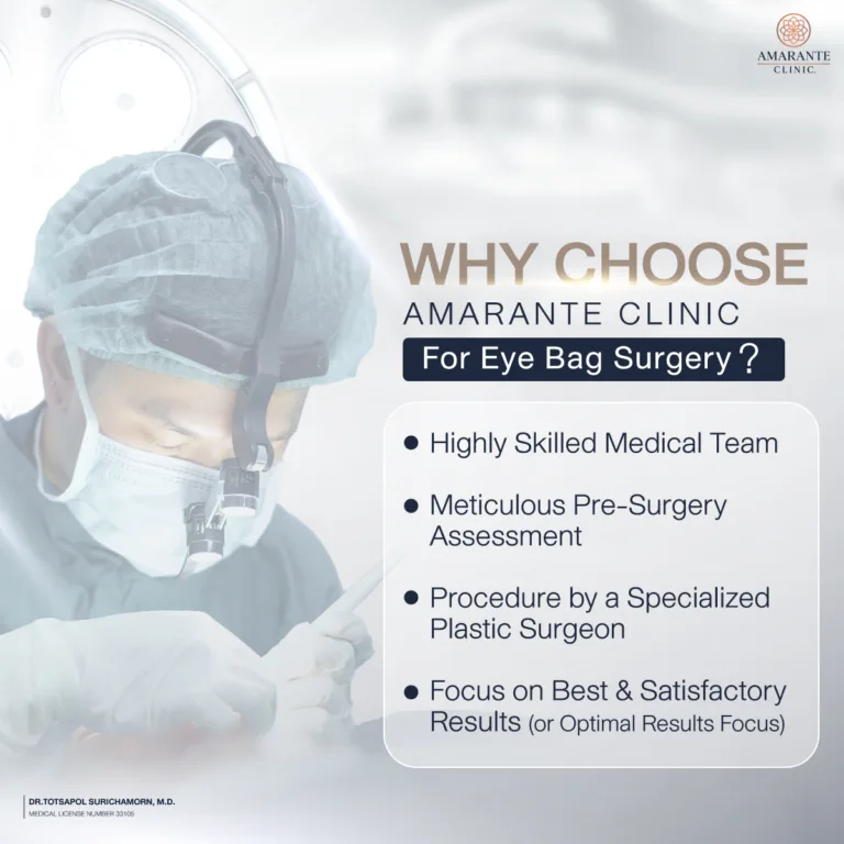 Why Choose Amarante Clinic for Eye Bag Surgery?