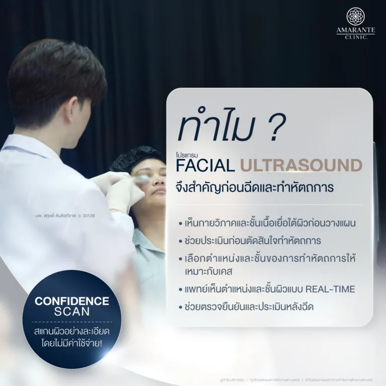 ทำไม Facial Ultrasound จึงสำคัญก่อนฉีดและทำหัตถการ